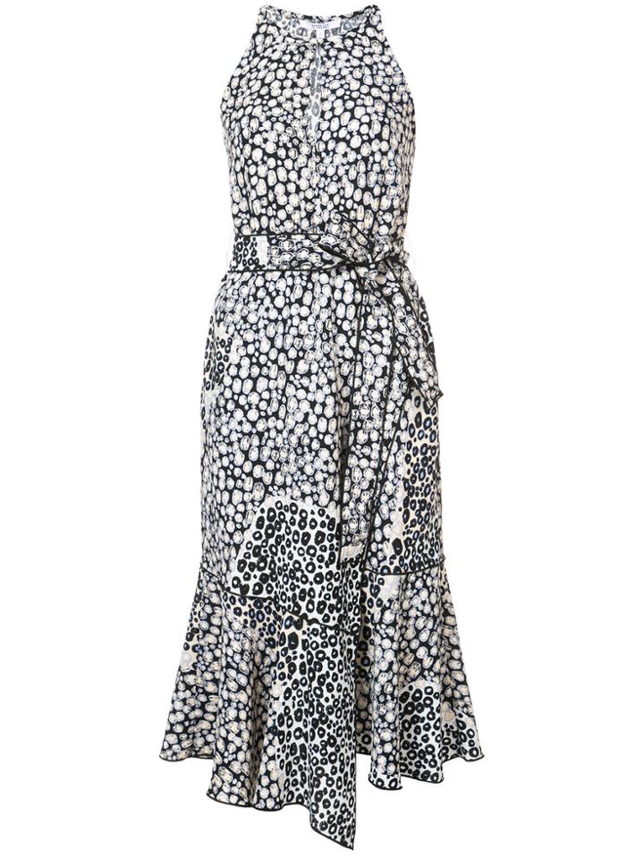 Derek Lam 10 Crosby Sleeveless Belted Dress With Asymmetrical Hem -