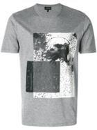 Emporio Armani Eagles Print T-shirt - Grey