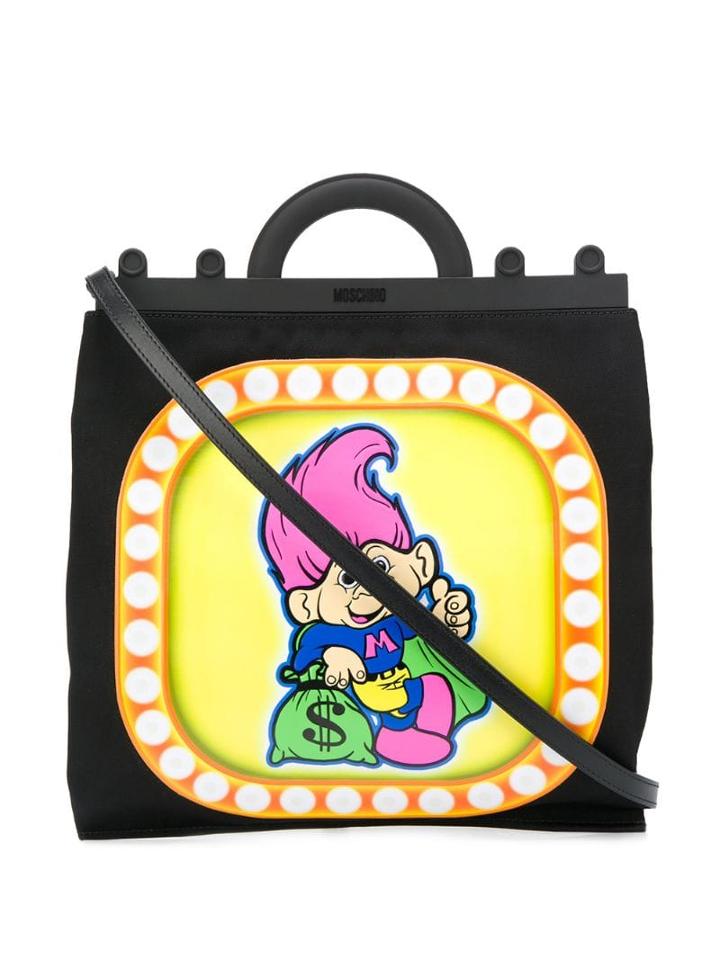 Moschino Trolls Shopping Bag - Black