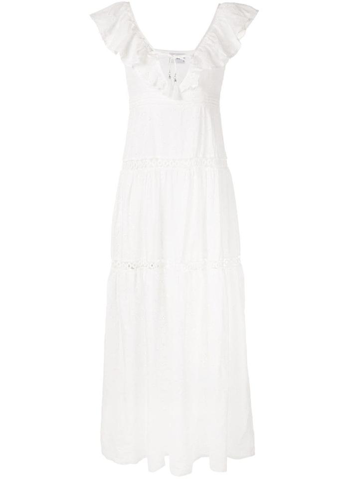 Suboo Embroidered Long Dress - White
