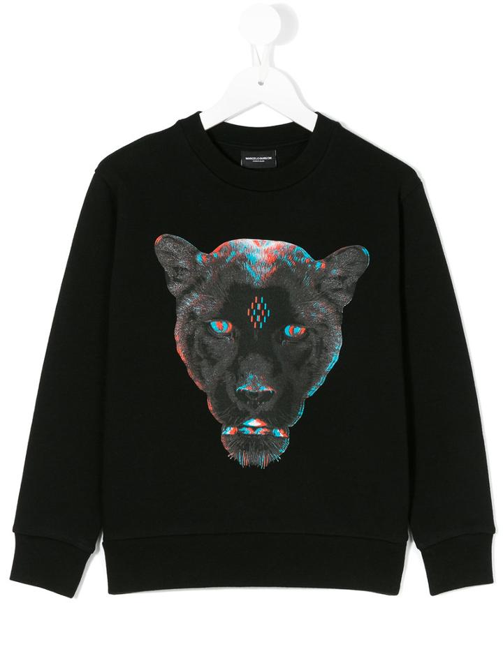 Marcelo Burlon County Of Milan Kids - Rufo Sweatshirt - Kids - Cotton/polyester - 2 Yrs, Black