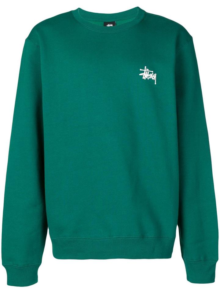 Stussy Logo Sweatshirt - Green