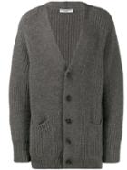 Katharine Hamnett London Ribbed Cardigan - Grey