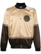 Astrid Andersen - Gold-tone Bomber Jacket - Men - Polyester - S, Nude/neutrals, Polyester