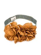 Caffe' D'orzo Floral Embellished Headband - Nude & Neutrals