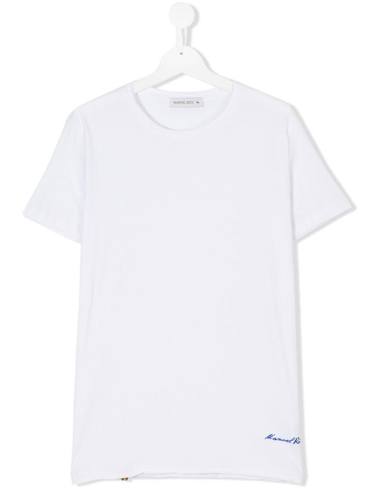 Manuel Ritz Kids Short Sleeve T-shirt - White