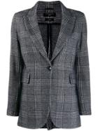 Circolo 1901 Checked Blazer - Blue