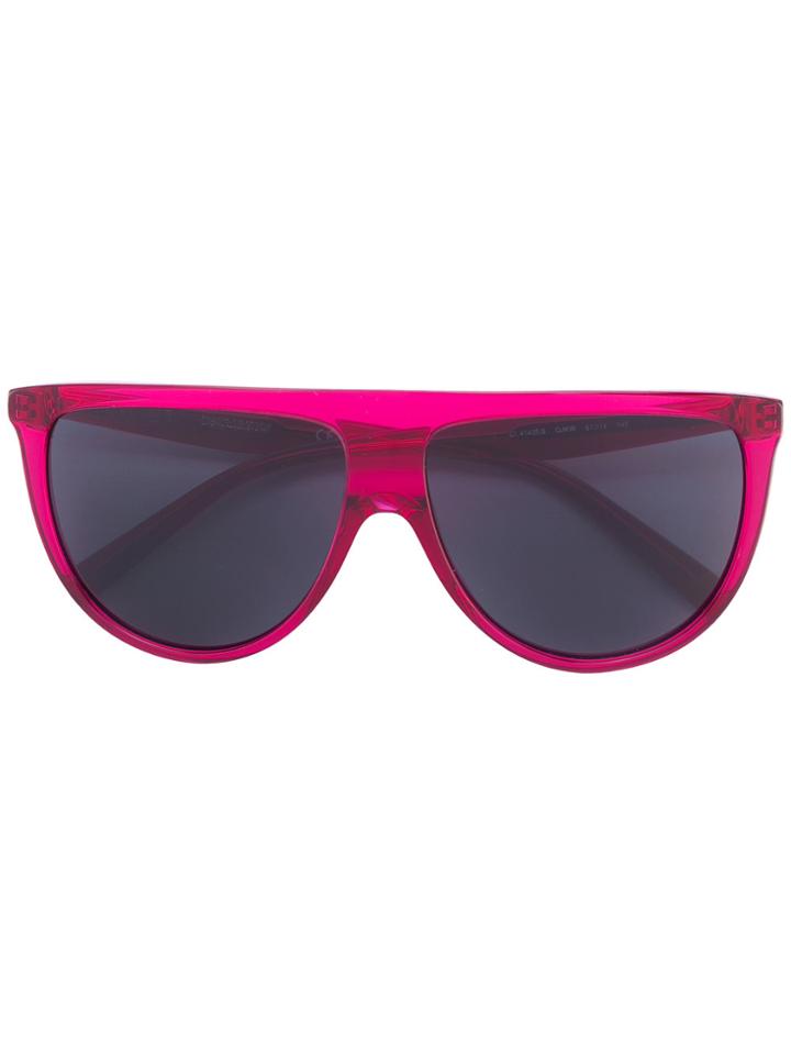 Celine Eyewear 'thin Shadow' Sunglasses - Red