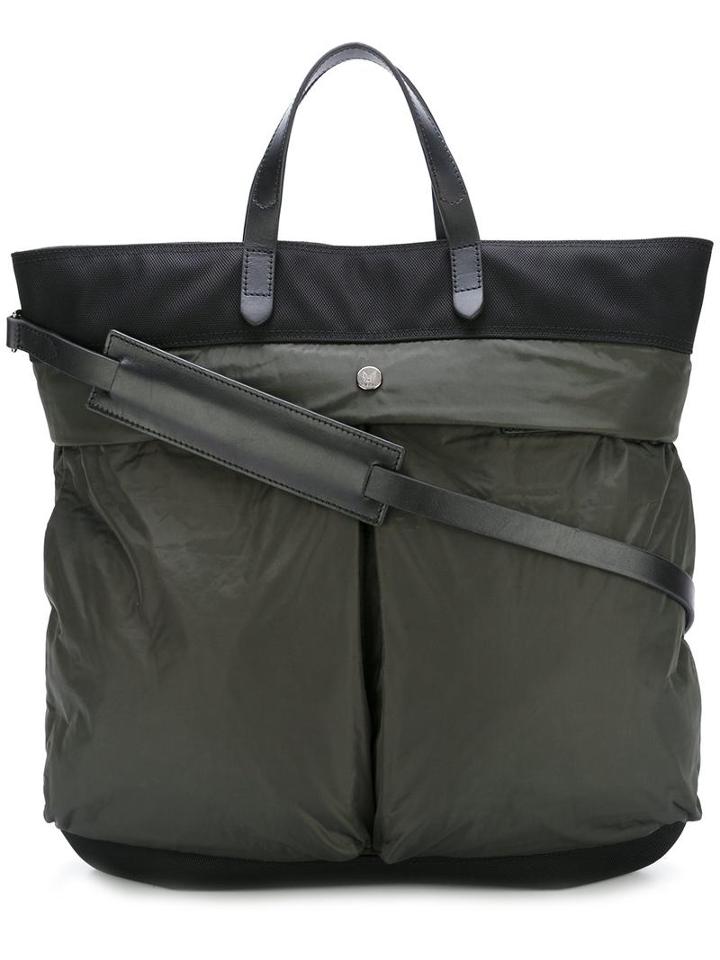 Mismo M/s Helmet Bag, Men's, Brown, Nylon/leather