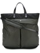 Mismo M/s Helmet Bag, Men's, Brown, Nylon/leather