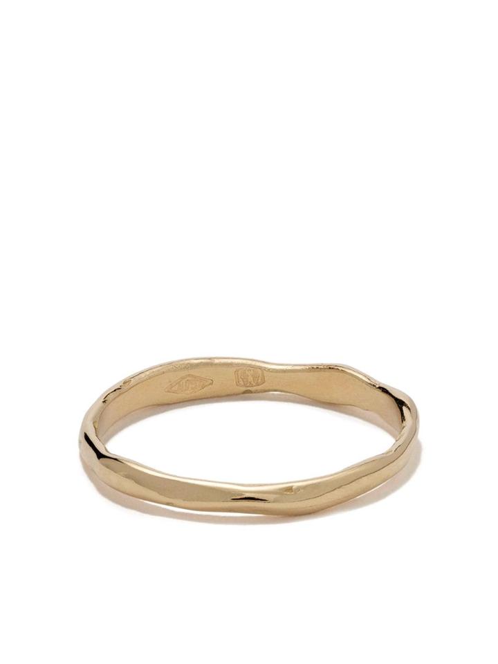 Wouters & Hendrix Gold 18kt Gold Organic Band Ring - Yellow Gold