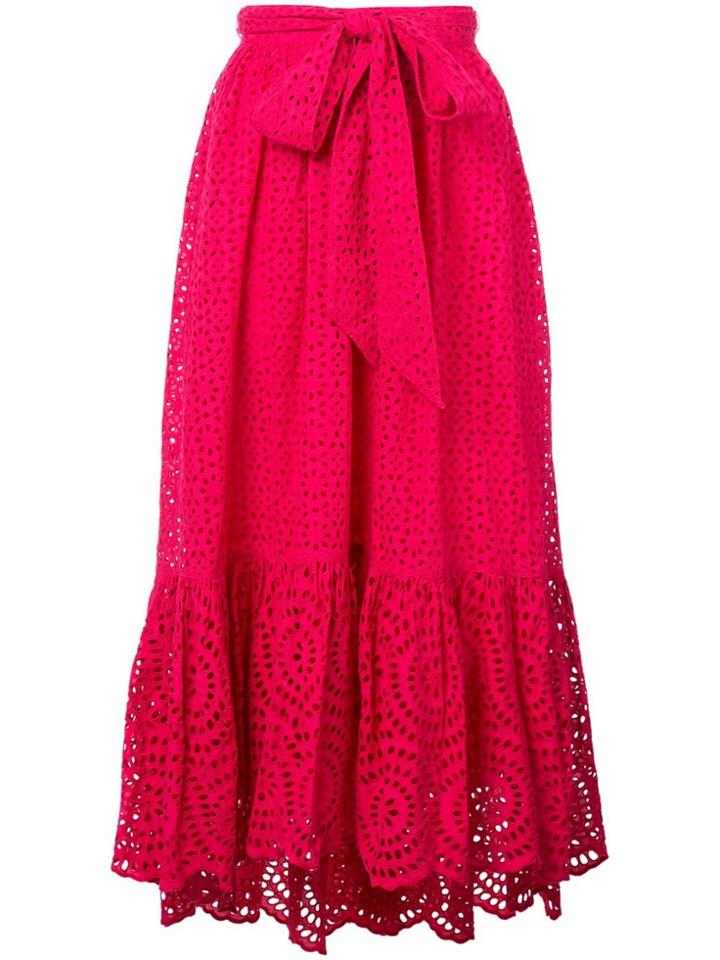Ulla Johnson Lindley Broderie Anglaise Skirt - Pink