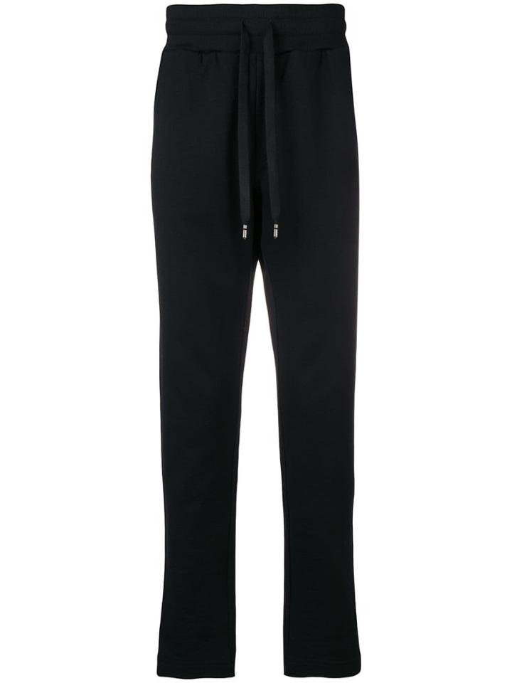 Dolce & Gabbana Sporty Tapered Trousers - Black