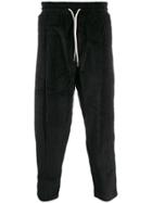Drôle De Monsieur Cropped Corduroy Trousers - Black