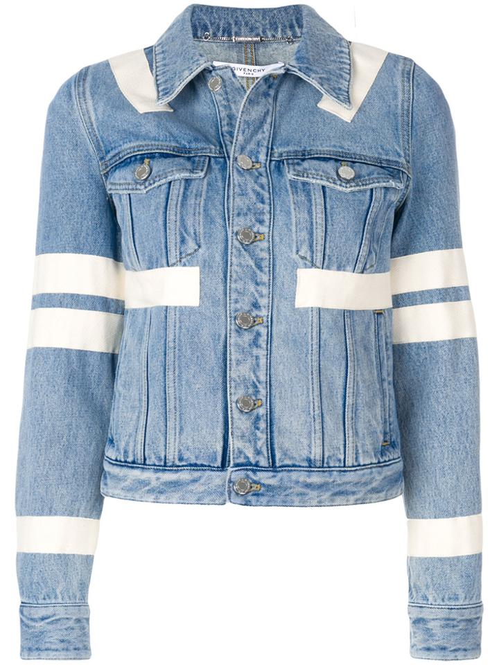 Givenchy Striped Embellished Jacket - Blue