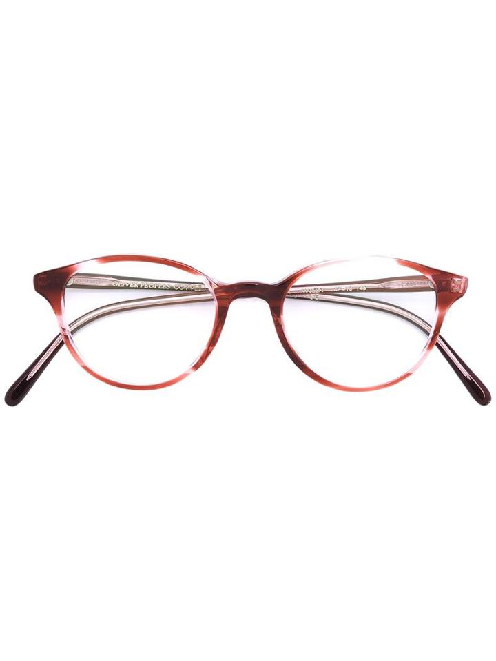 Oliver Peoples Mareen Glasses, Pink/purple, Acetate