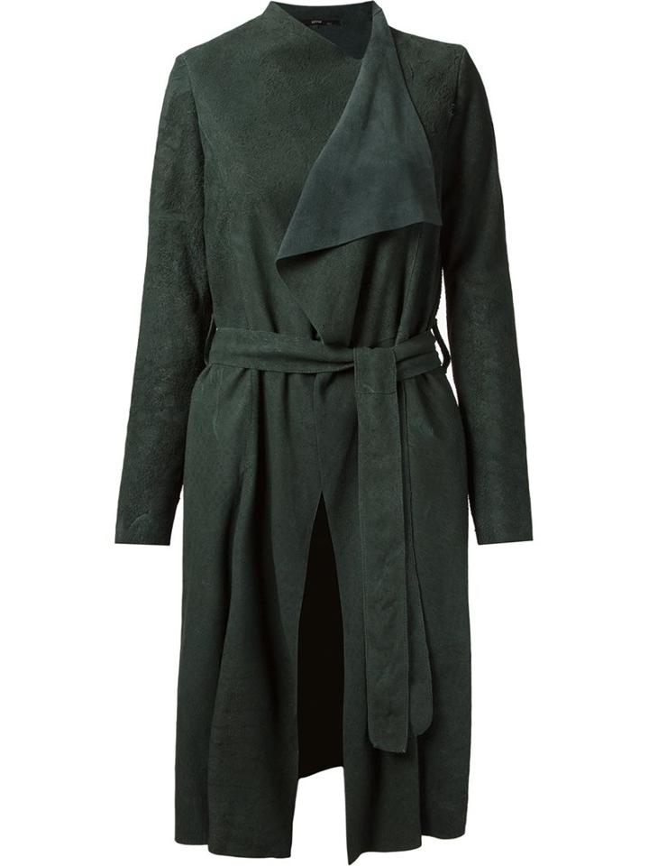 Uma Raquel Davidowicz 'twin' Coat, Women's, Size: 44, Green, Leather