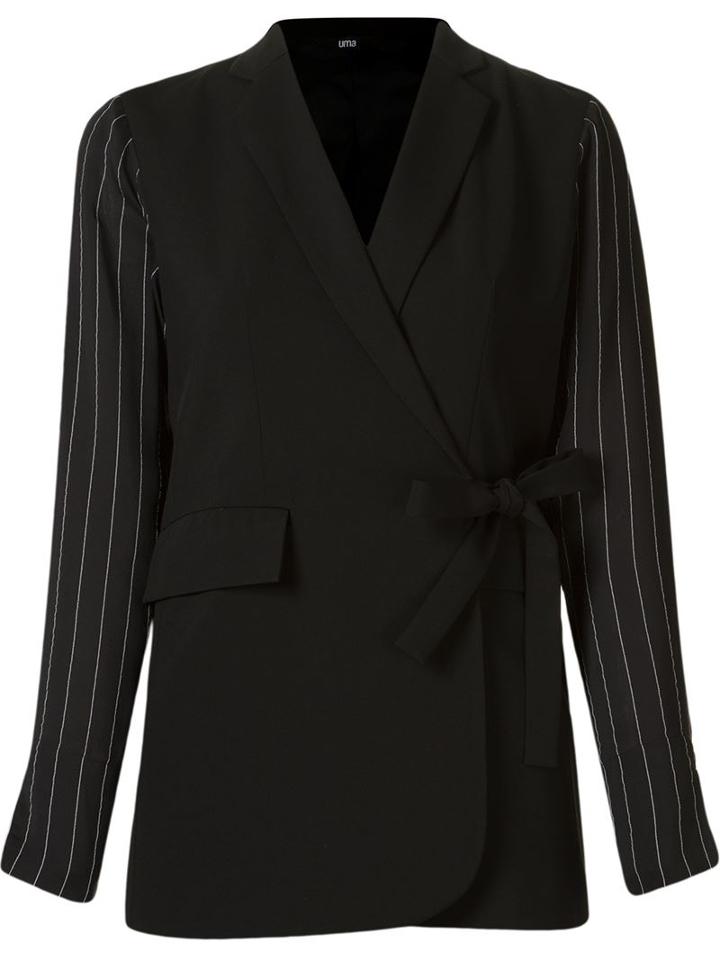 Uma Raquel Davidowicz - 'jasmin' Blazer - Women - Polyester/spandex/elastane - 44, Black, Polyester/spandex/elastane