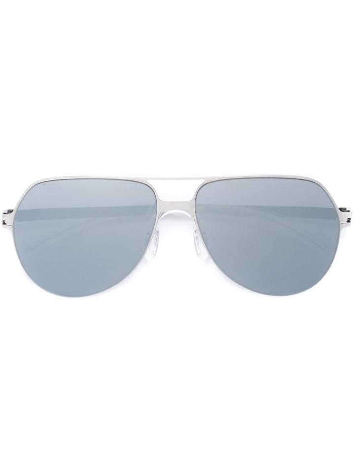 Mykita Mykita X Bernhard Willhelm 'beppo' Sunglasses, Adult Unisex, Grey, Metal