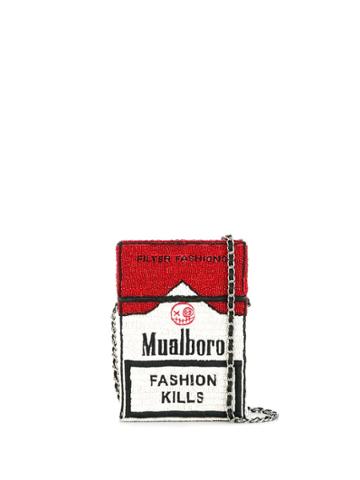 Mua Mua Cigarette Box Shoulder Bag - Red