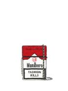 Mua Mua Cigarette Box Shoulder Bag - Red