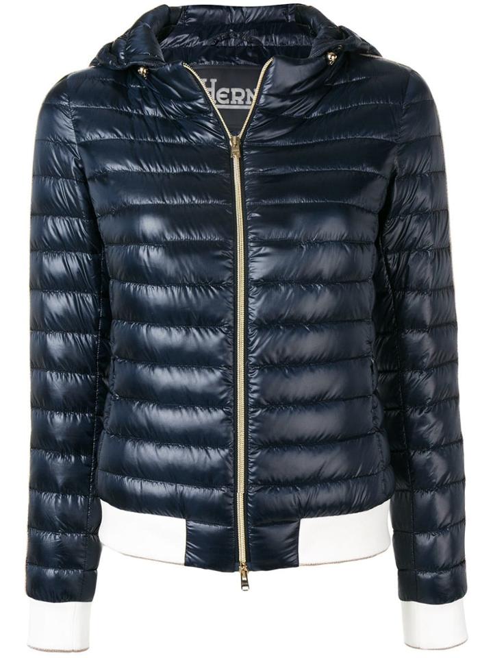 Herno Padded Shell Jacket - Blue
