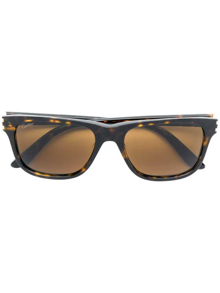 Cartier C Décor Sunglasses - Brown
