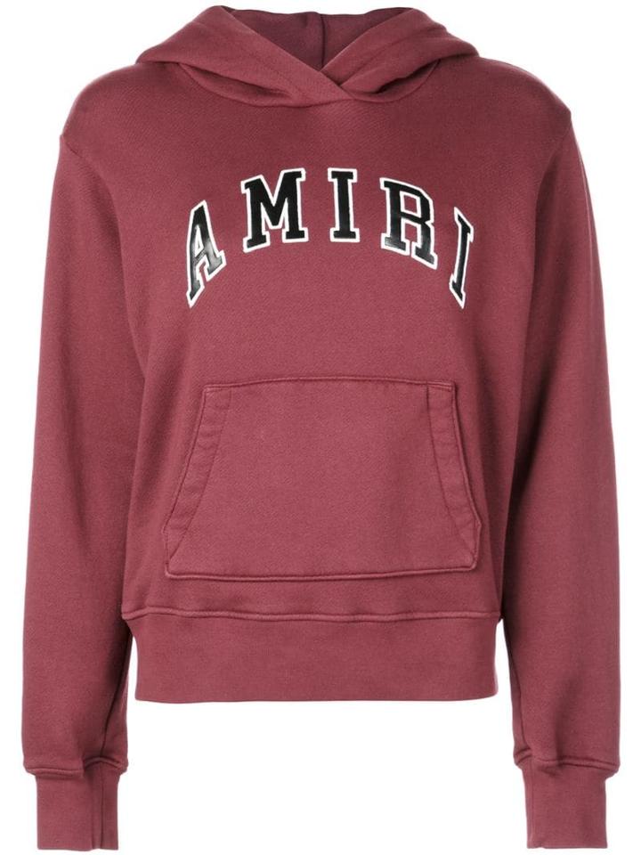 Amiri Logo Embroidered College Hoodie