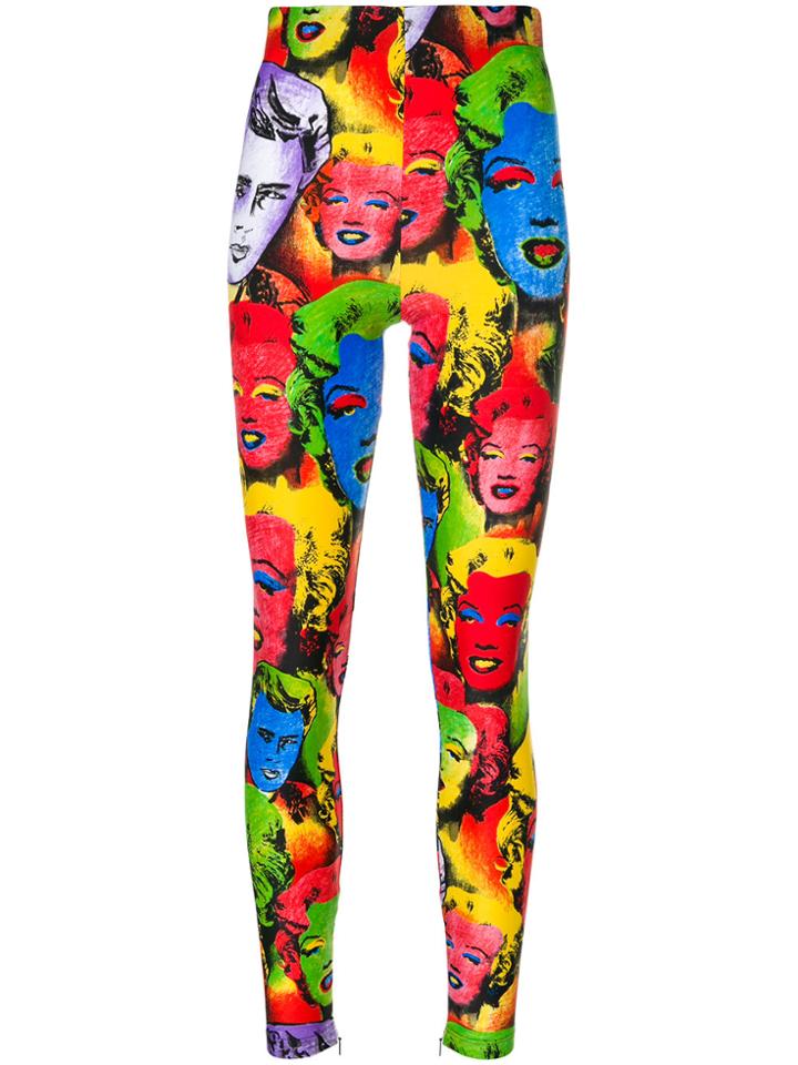 Versace Pop Art Print Leggings - Multicolour