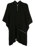 Sonia Rykiel Oversized Cashmere Poncho - Black