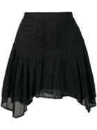 Isabel Marant Étoile Asymmetric Pleated Skirt - Black