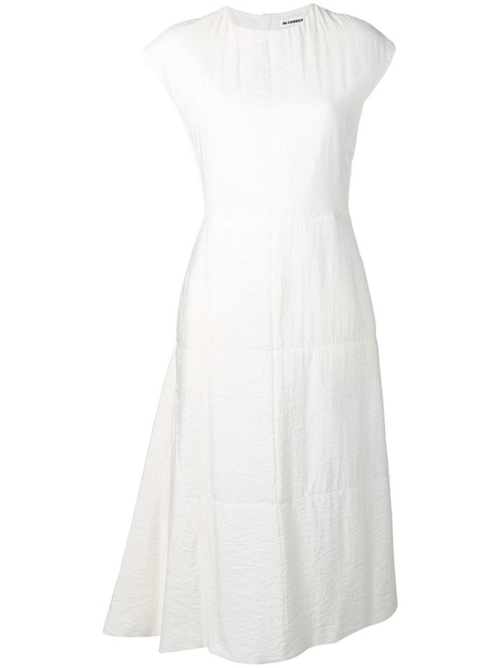 Jil Sander Flared Day Dress - White