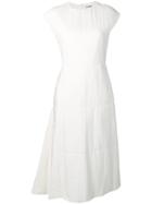 Jil Sander Flared Day Dress - White