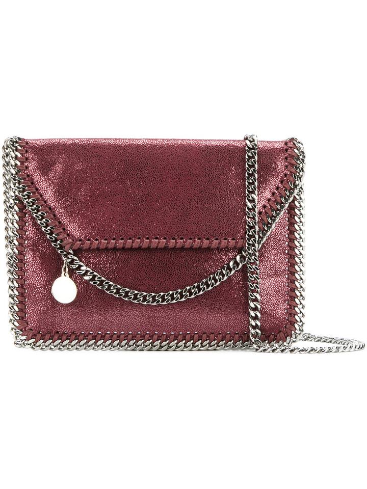 Stella Mccartney - Falabella Shoulder Bag - Women - Artificial Leather - One Size, Pink/purple, Artificial Leather