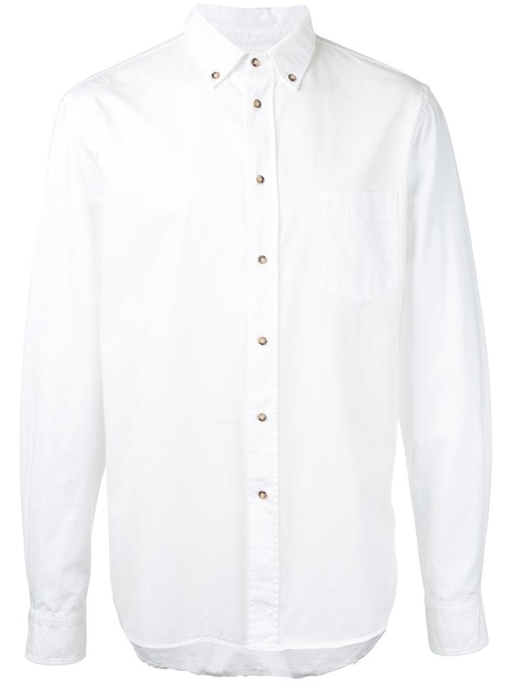 Bassike - Classic Fit Shirt - Men - Cotton - M, White, Cotton