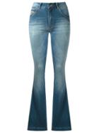 Tufi Duek Flared Jeans, Women's, Size: 38, Blue, Cotton/elastodiene