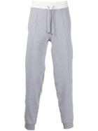 Brunello Cucinelli Striped Sweatpants - Grey