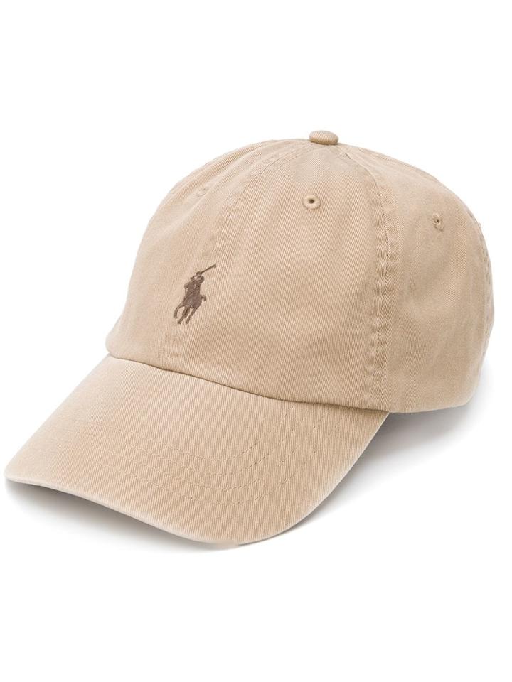 Polo Ralph Lauren Logo Embroidered Cap - Brown