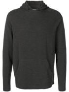 Michael Michael Kors Casual Drawstring Neck Hoodie - Grey