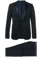 Tagliatore Two Piece Suit, Men's, Size: 52, Blue, Cotton/virgin Wool/cupro