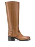 Santoni Knee-length Boots - Brown