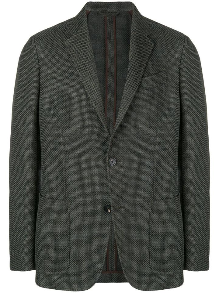 Ermenegildo Zegna Textured Blazer - Green