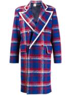 Champion X Clothsurgeon Checked Coat - Blue