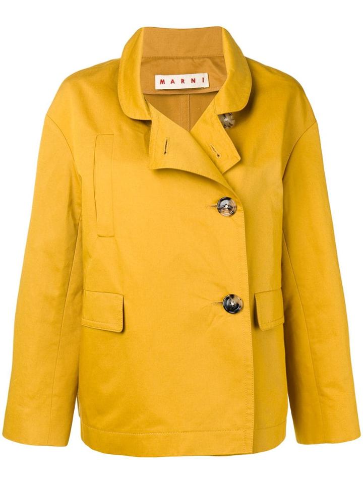 Marni Double Breasted Jacket - Yellow