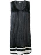 Aviù - Long Pleated Tank - Women - Polyester - 42, Black, Polyester