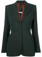 Jean Paul Gaultier Vintage Fitted Blazer, Women's, Size: 40, Green