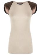 Uma Raquel Davidowicz 'axial' Top, Women's, Size: Pp, Brown, Modal