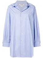 Junya Watanabe Oversized Plain Shirt - Blue