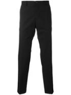 Dolce & Gabbana Tailored Side Stripe Trousers, Men's, Size: 52, Black, Cotton/spandex/elastane