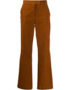 A.p.c. Flared Corduroy Trousers - Brown